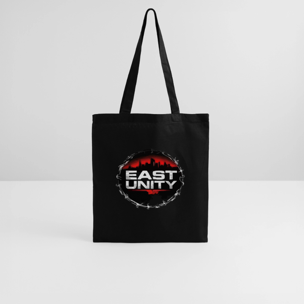 EAST//UNITY Circle Logo Tote - Urban Canvas Shopper - black