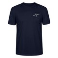 EAST//UNITY Script Motion T-Shirt - Street Graphic Back Tee - navy