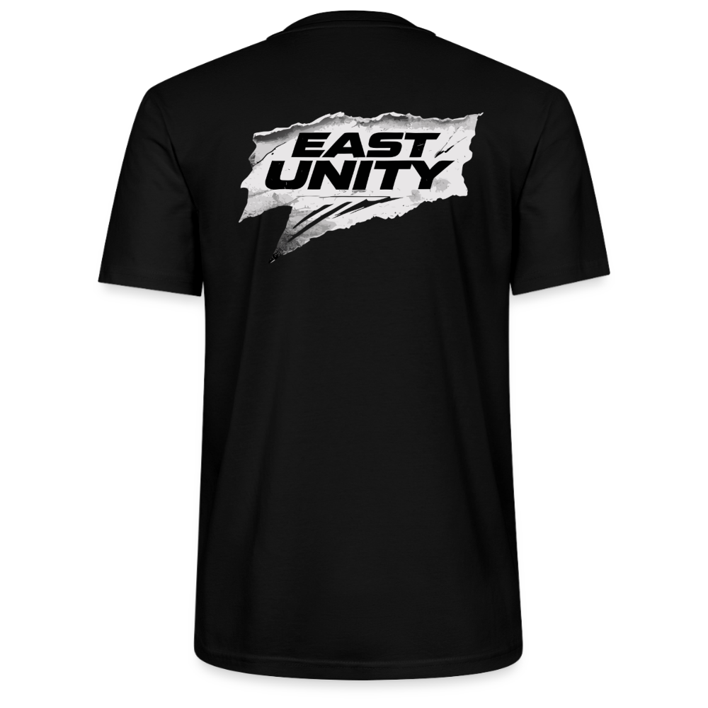 EAST//UNITY Torn Flag Graphic T-Shirt - Street Statement Tee - black