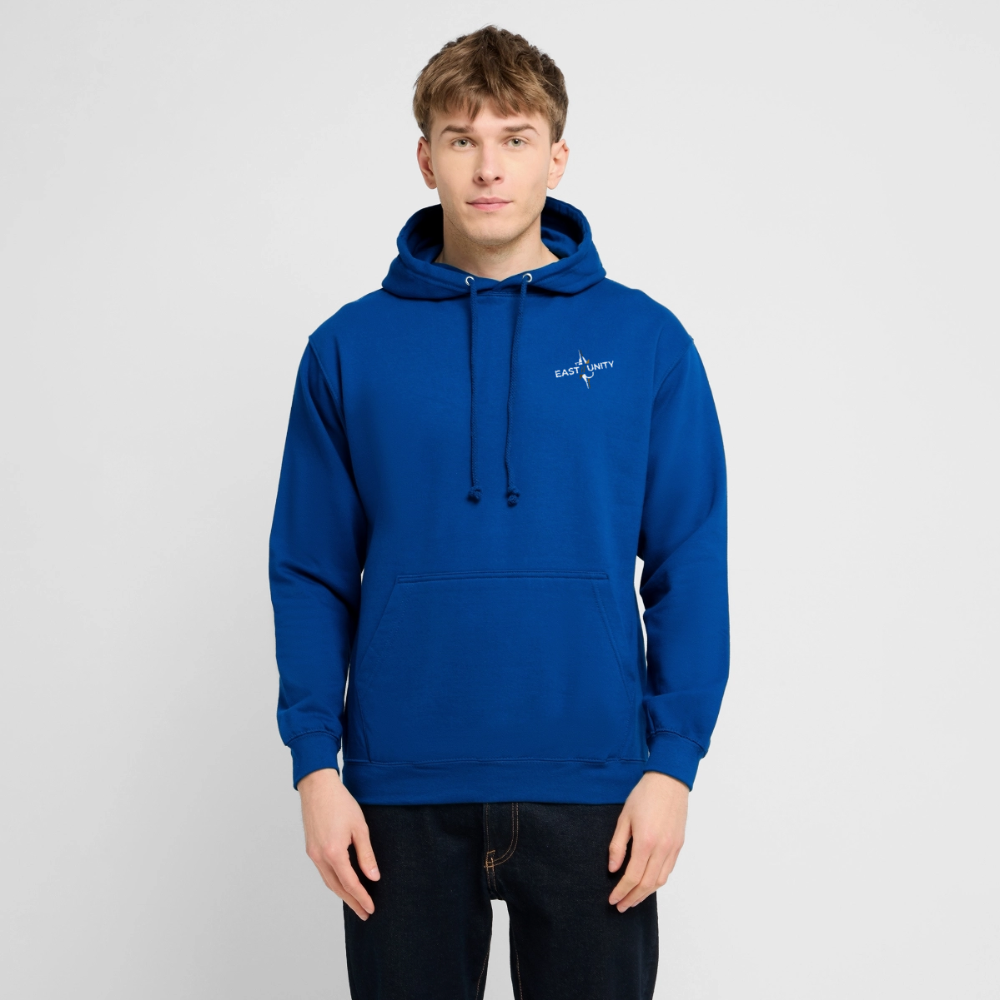 EAST//UNITY Night Motion Hoodie - Street Graphic Pullover - bright royal