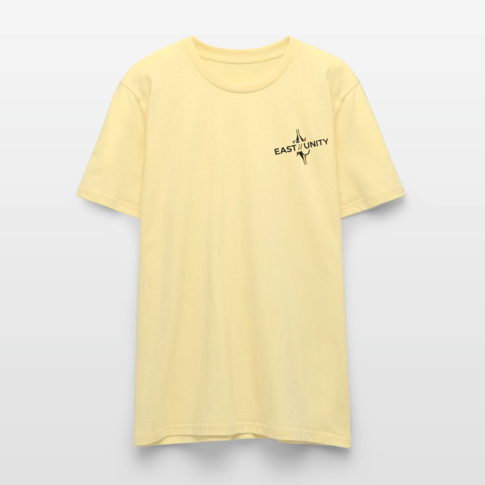 EAST//UNITY Logo T-Shirt - Minimal Streetwear Tee - cream