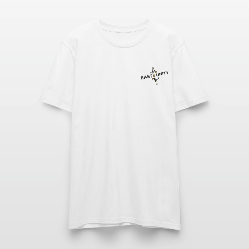 EAST//UNITY Logo T-Shirt - Minimal Streetwear Tee - white
