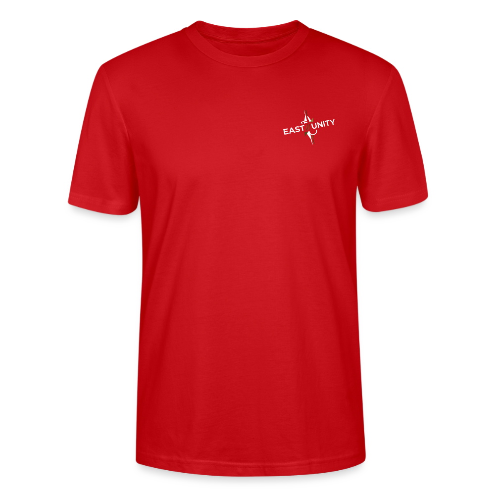EAST//UNITY Torn Flag Graphic T-Shirt - Street Statement Tee - red