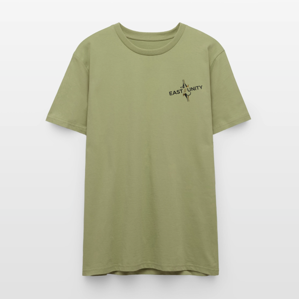 EAST//UNITY Logo T-Shirt - Minimal Streetwear Tee - sage