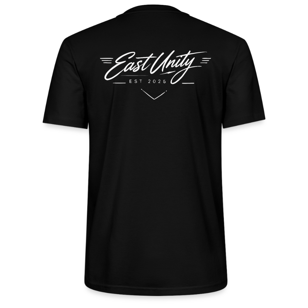 EAST//UNITY Signature Script T-Shirt - Minimal Streetwear Graphic Tee - black